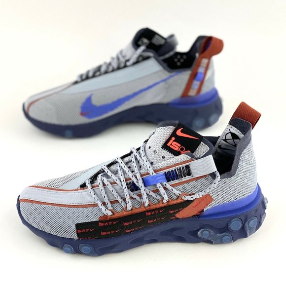 Nike React ISPA Wolf Grey Women's Size 6 Sneakers Shoes Gray Purple - Picture 3 of 12